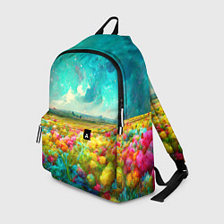 Рюкзак Бесконечное поле цветов, цвет: 3D-принт