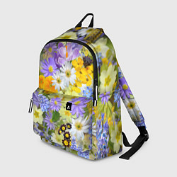 Рюкзак Цветочная летняя поляна, цвет: 3D-принт