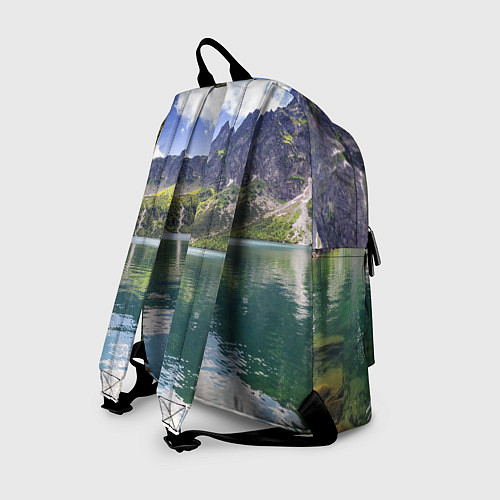 Рюкзак Прозрачное горное озеро / 3D-принт – фото 2