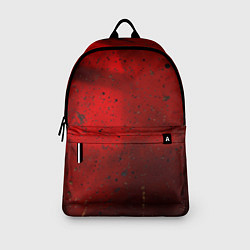 Рюкзак Абстрактный красный дым и брызги тёмной краски, цвет: 3D-принт — фото 2