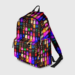 Рюкзак Neon glowing objects, цвет: 3D-принт