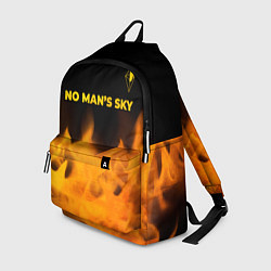 Рюкзак No Mans Sky - gold gradient: символ сверху, цвет: 3D-принт