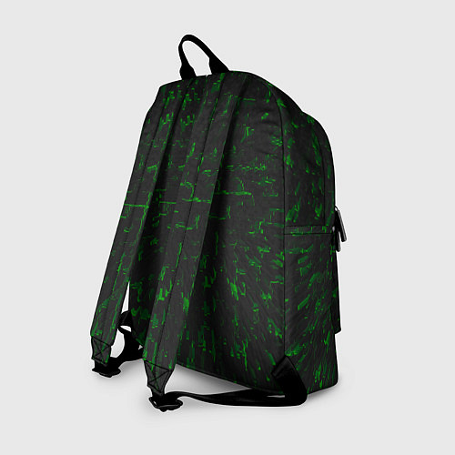 Рюкзак Lorem Ipsum - зелёный лабиринт / 3D-принт – фото 2