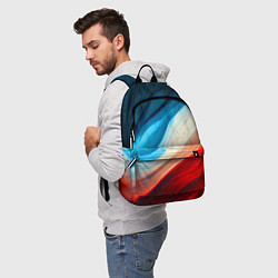 Рюкзак Неоновые яркие волны, цвет: 3D-принт — фото 2