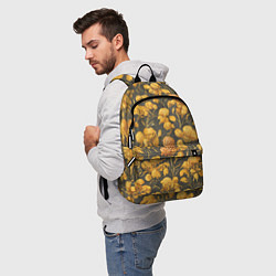 Рюкзак Цветы в викторианском стиле, цвет: 3D-принт — фото 2