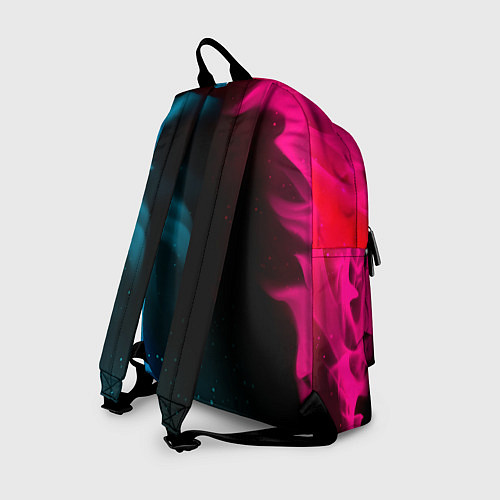 Рюкзак Spirited Away - neon gradient: символ, надпись / 3D-принт – фото 2