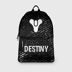Рюкзак Destiny glitch на темном фоне: символ, надпись, цвет: 3D-принт — фото 2