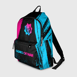 Рюкзак Gears of War - neon gradient: символ, надпись, цвет: 3D-принт