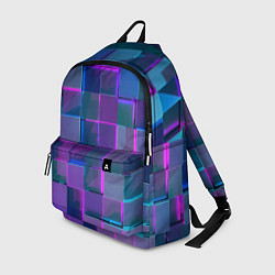 Рюкзак Неоновый киберпанк кубизм, цвет: 3D-принт