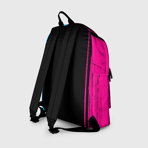 Рюкзак Yamaha - neon gradient: символ, надпись / 3D-принт – фото 2