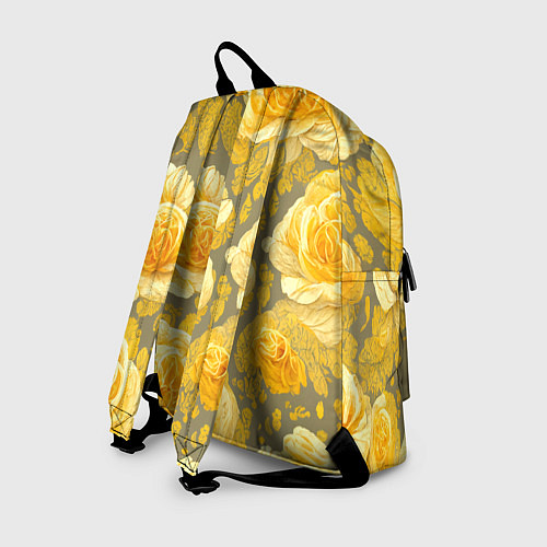 Рюкзак Яркие желтые бутоны / 3D-принт – фото 2