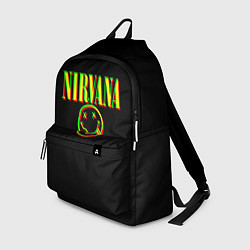 Рюкзак Nirvana logo glitch, цвет: 3D-принт