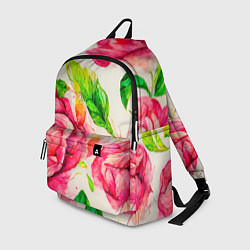 Рюкзак Яркие выразительные розы, цвет: 3D-принт