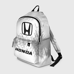Рюкзак Honda speed шины на светлом: символ, надпись, цвет: 3D-принт