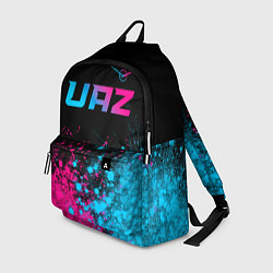Рюкзак UAZ - neon gradient: символ сверху, цвет: 3D-принт