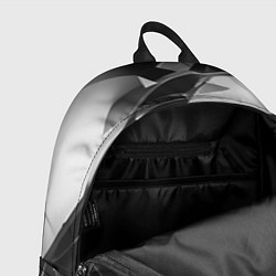 Рюкзак Осколки кристалла, тёмная абстракция, цвет: 3D-принт — фото 2