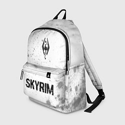 Рюкзак Skyrim glitch на светлом фоне: символ, надпись, цвет: 3D-принт