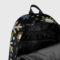 Рюкзак Новый год мишка прилетел на вертолёте, цвет: 3D-принт — фото 2