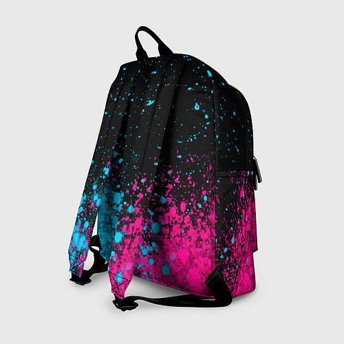 Рюкзак Limp Bizkit - neon gradient: символ сверху / 3D-принт – фото 2