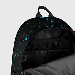 Рюкзак Limp Bizkit - neon gradient: символ сверху, цвет: 3D-принт — фото 2