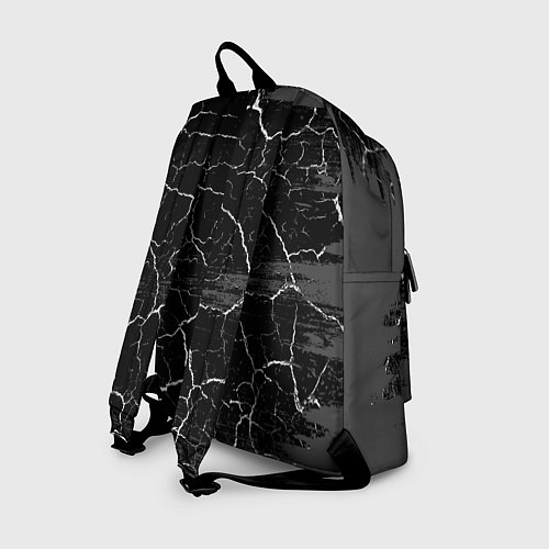 Рюкзак PUBG glitch на темном фоне: символ, надпись / 3D-принт – фото 2