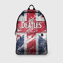 Рюкзак The Beatles - лого на фоне флага Великобритании, цвет: 3D-принт — фото 2