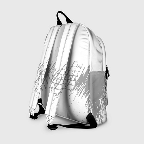 Рюкзак Saab speed шины на светлом: символ, надпись / 3D-принт – фото 2