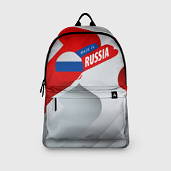 Рюкзак Welcome to Russia red & white, цвет: 3D-принт — фото 2