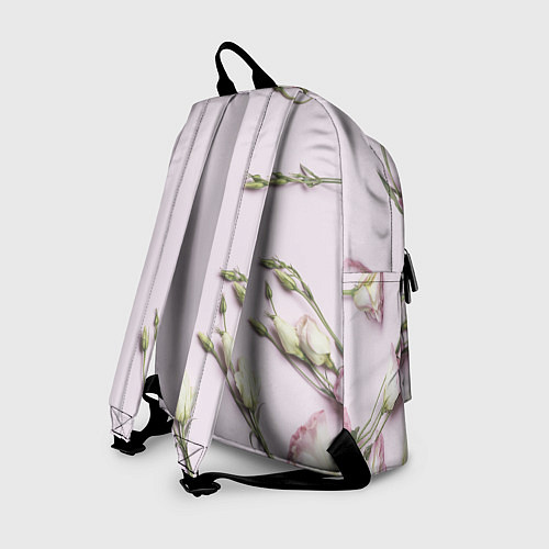 Рюкзак Красивые Цветы на Розовом фоне / 3D-принт – фото 2