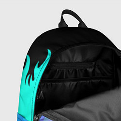 Рюкзак Metallica неоновый огонь, цвет: 3D-принт — фото 2