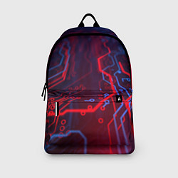 Рюкзак Неоновая электро плата, цвет: 3D-принт — фото 2