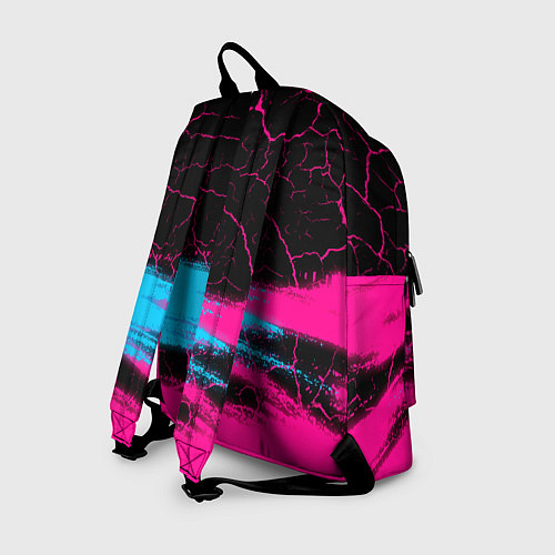 Рюкзак The Witcher - neon gradient: символ сверху / 3D-принт – фото 2
