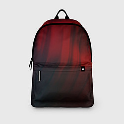 Рюкзак Красные абстрактные волны во тьме, цвет: 3D-принт — фото 2