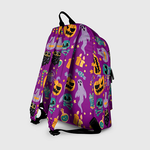 Рюкзак Happy Halloween - holiday pattern / 3D-принт – фото 2