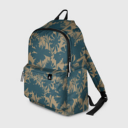 Рюкзак Цветочный камуфляж, цвет: 3D-принт