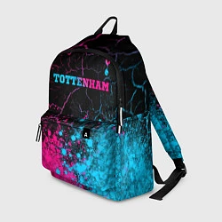 Рюкзак Tottenham - neon gradient: символ сверху, цвет: 3D-принт