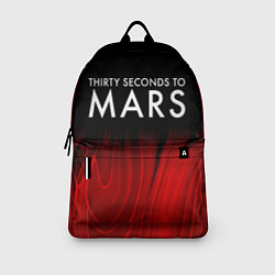 Рюкзак Thirty Seconds to Mars red plasma, цвет: 3D-принт — фото 2