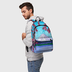 Рюкзак Цветение сакуры Фудзияма, цвет: 3D-принт — фото 2