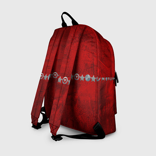 Рюкзак Красный градиент / 3D-принт – фото 2