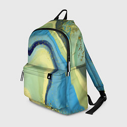 Рюкзак Сине-зеленый агат, цвет: 3D-принт