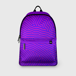 Рюкзак Фиолетовые линии, цвет: 3D-принт — фото 2