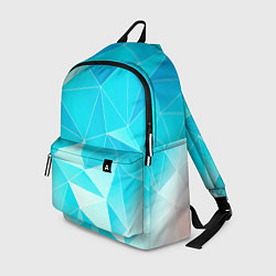 Рюкзак Легкие голубые блоки с градиентом, цвет: 3D-принт