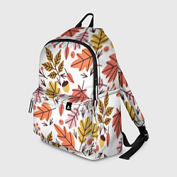 Рюкзак Осенний паттерн - листья, цвет: 3D-принт