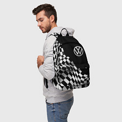 Рюкзак Volkswagen racing flag, цвет: 3D-принт — фото 2