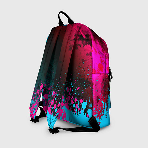 Рюкзак Maneskin - neon gradient: символ сверху / 3D-принт – фото 2