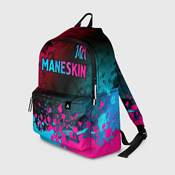 Рюкзак Maneskin - neon gradient: символ сверху, цвет: 3D-принт