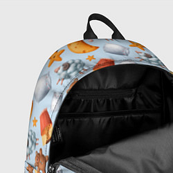 Рюкзак Барашки и подушки, цвет: 3D-принт — фото 2