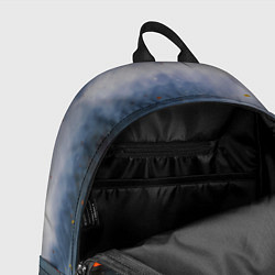 Рюкзак Абстрактный синий туман и мазки красок, цвет: 3D-принт — фото 2