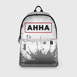 Рюкзак Анна - в красной рамке на светлом, цвет: 3D-принт — фото 2