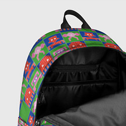 Рюкзак Пиксельный рисунок поп арт, цвет: 3D-принт — фото 2